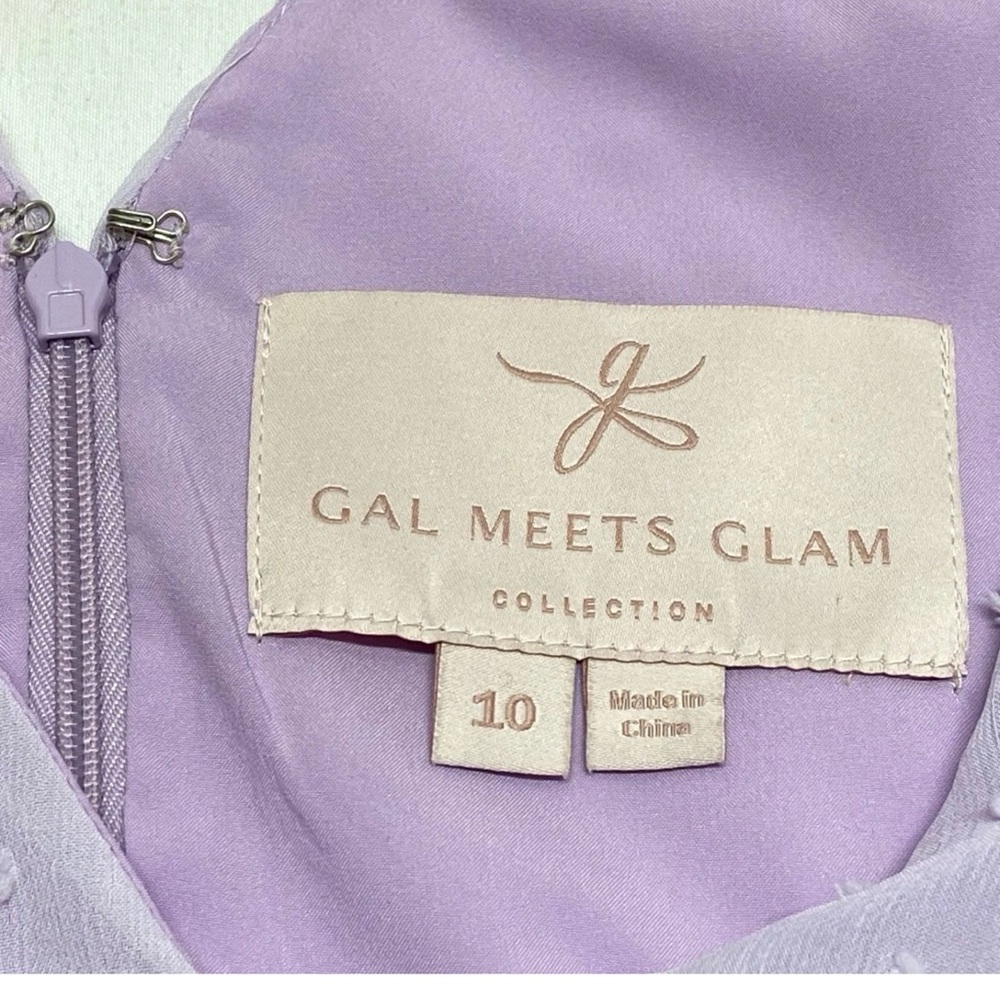 Gal Meets Glam Elegant Lavender Midi Dress 10 - Picture 12 of 14